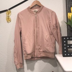 Blush Bomber Jacket.